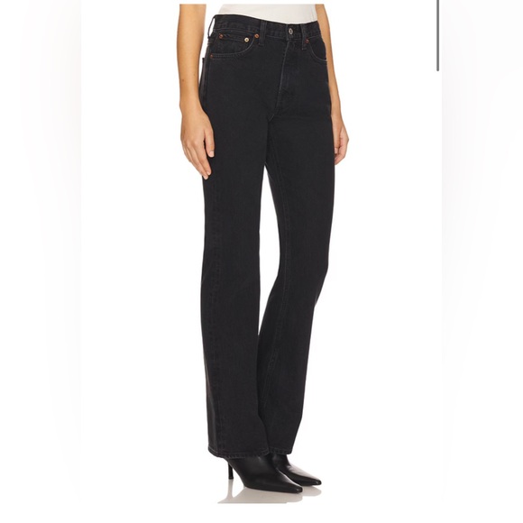 Agolde Leena Mid Rise Baby Flare Jeans - Picture 8 of 16